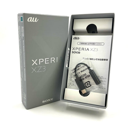 【全額返金保証】【最速発送】Sony Xperia XZ3 64GB フォレストグリーン au SOV39 白ロム 動作確認済