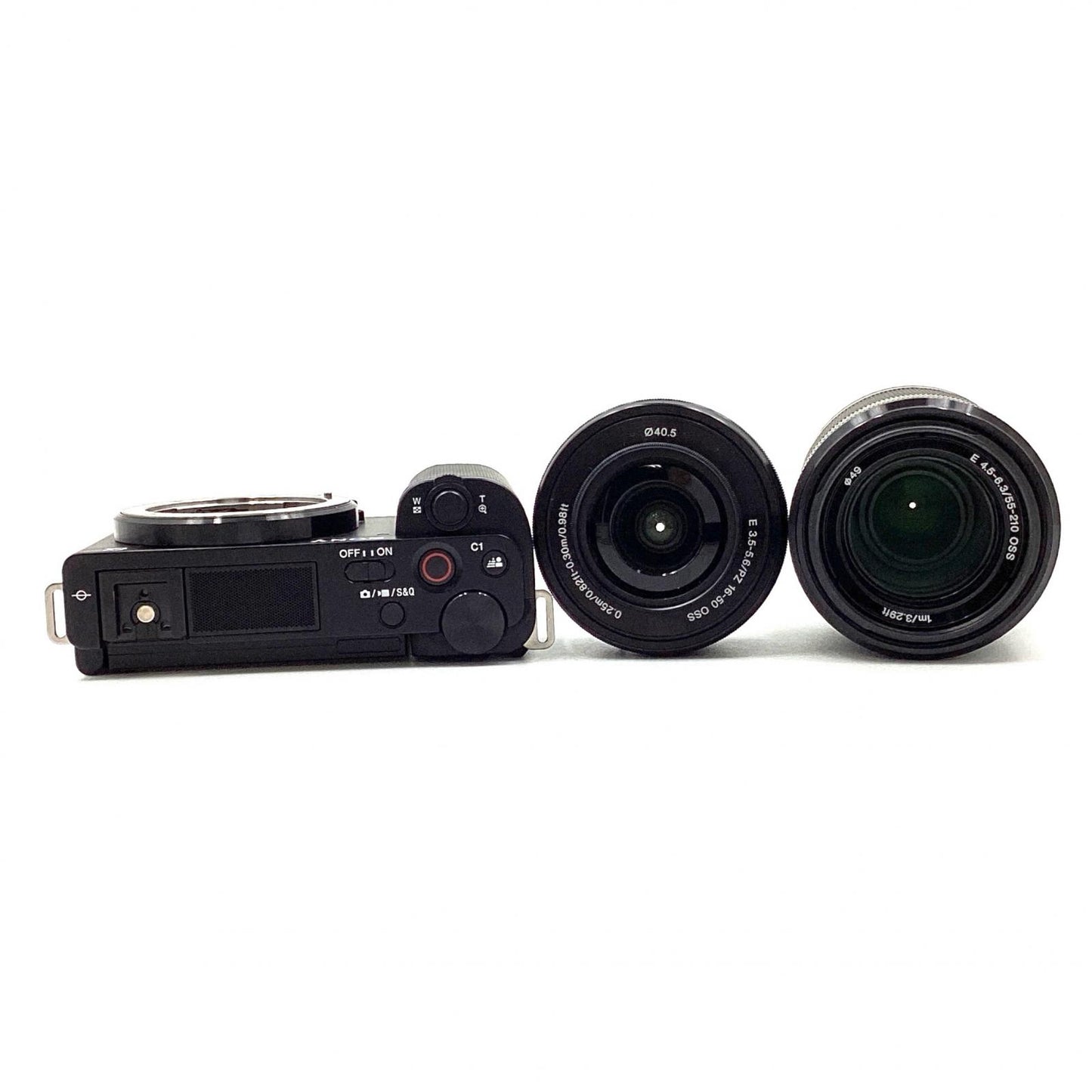 【全額返金保証】【最速発送】Sony デジタル一眼 VLOGCAM ZV-E10Y ダブルズームレンズキット [ブラック] 美品 動作確認済