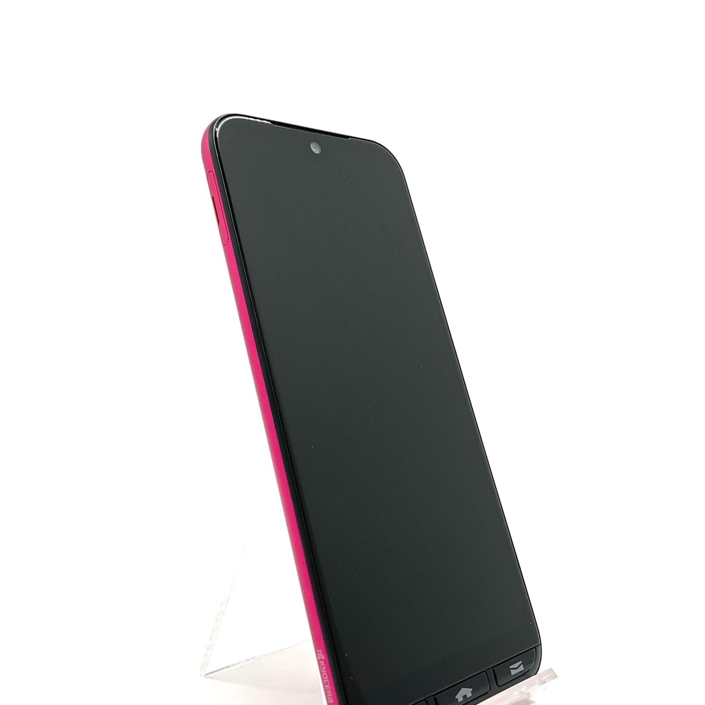 【全額返金保証】【最速発送】京セラ かんたんスマホ 3 64GB マゼンタ Softbank A205KC 白ロム 超美品 動作確認済