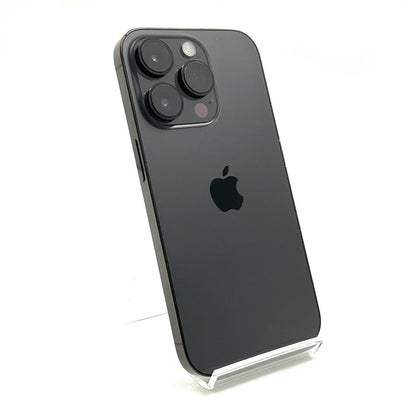 【全額返金保証】【最速発送】Apple iPhone iPhone 14 Pro 128GB スペースブラック Softbank SIMフリー 白ロム 動作確認済 87%