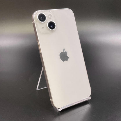 【全額返金保証】【最速発送】Apple iPhone iPhone 14 128GB スターライト au 動作確認済 98%