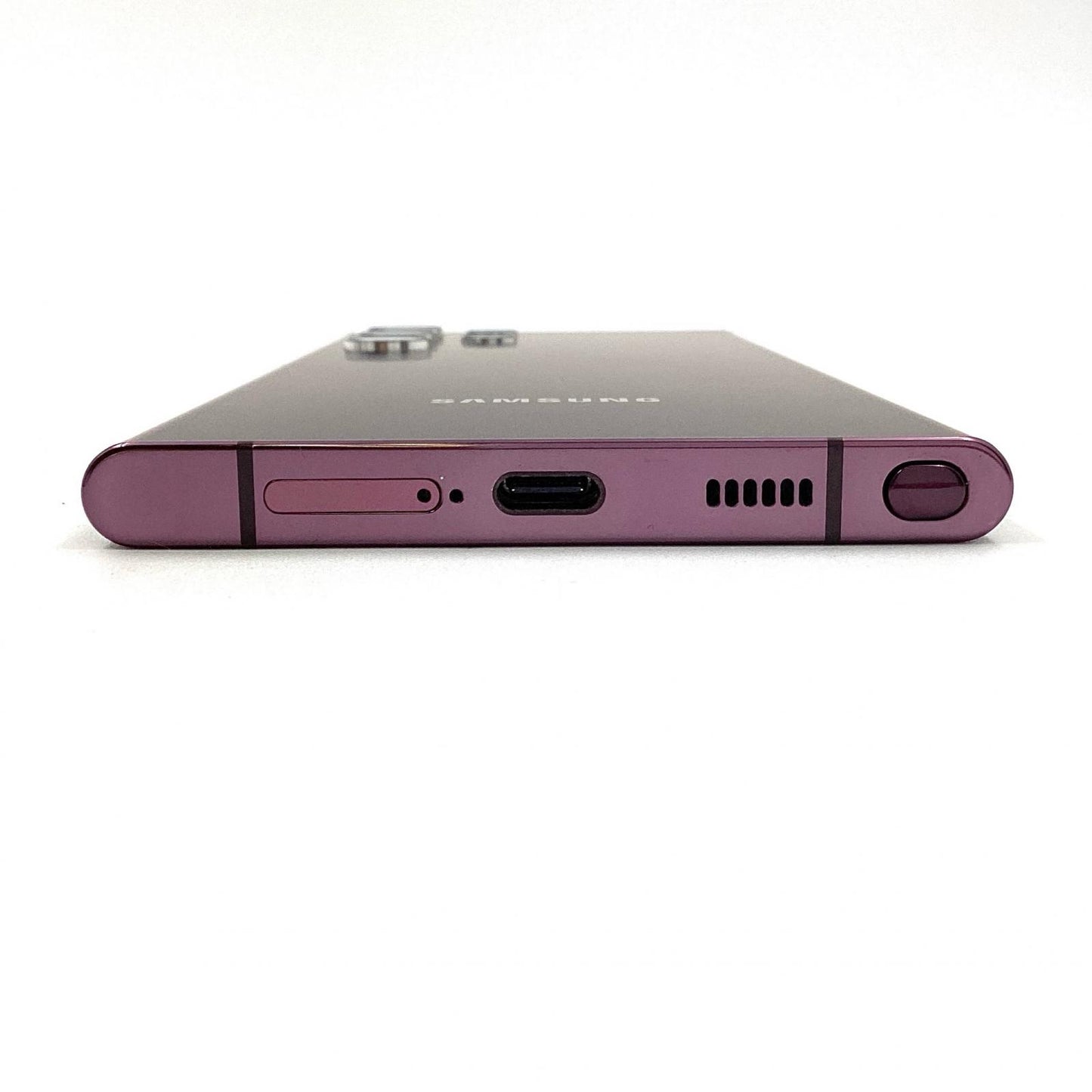 【全額返金保証】【最速発送】SAMSUNG Galaxy S22 Ultra 512GB バーガンディー SIMフリー SM-S908N 動作確認済