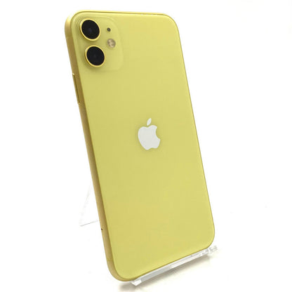 【全額返金保証】【最速発送】Apple iPhone iPhone 11 128GB イエロー SIMフリー 動作確認済 80%
