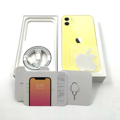 【全額返金保証】【最速発送】Apple iPhone iPhone 11 128GB イエロー SIMフリー 動作確認済 80%
