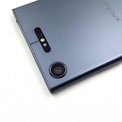【全額返金保証】【最速発送】Sony Xperia XZ1 64GB ムーンリットブルー au SOV36 白ロム 動作確認済