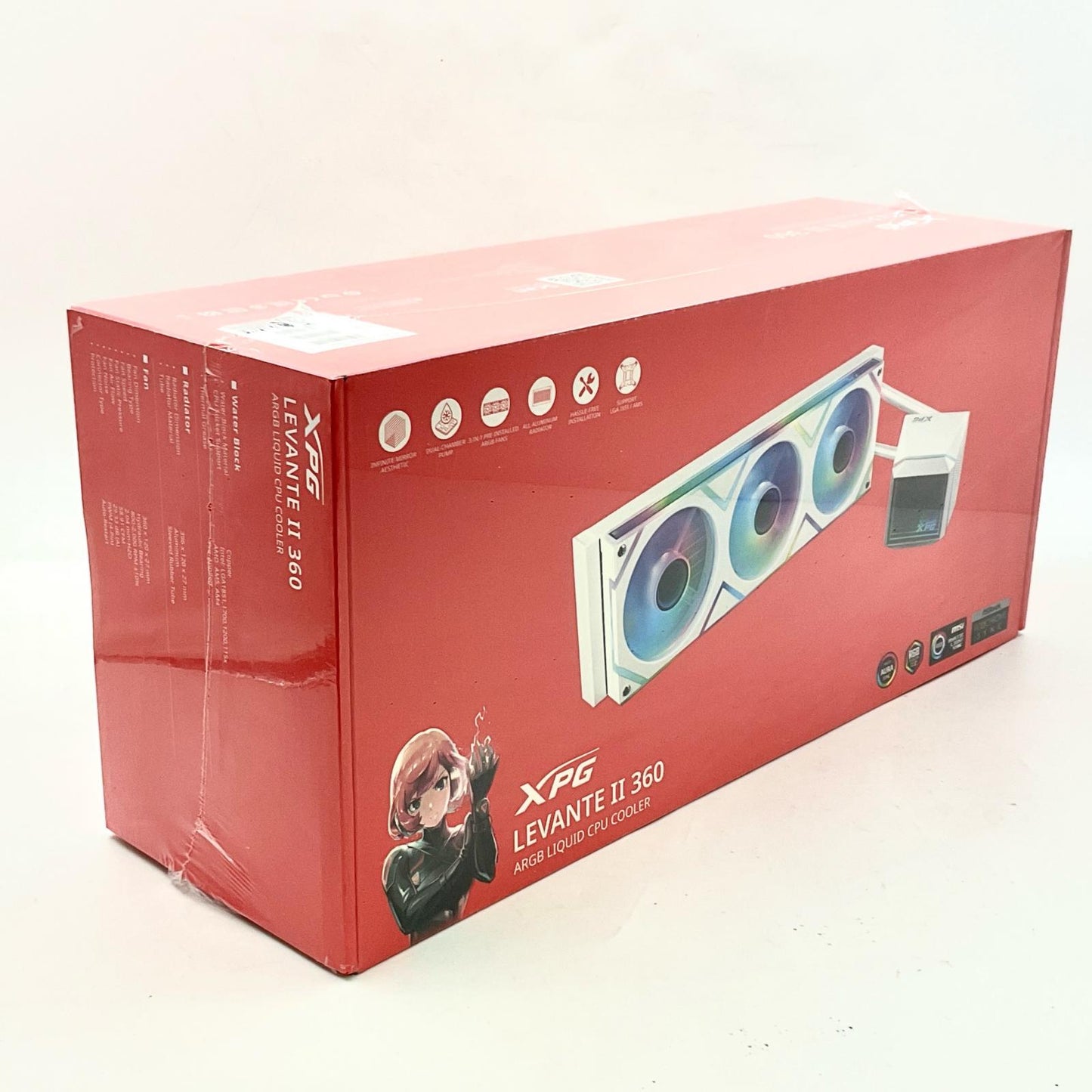 【全額返金保証】【最速発送】XPG CPUクーラー LEVANTE II 360 新品未開封 即納OK