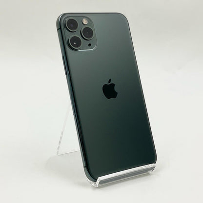 【全額返金保証】【最速発送】Apple iPhone iPhone 11 Pro 64GB ミッドナイトグリーン au 白ロム 動作確認済 93%