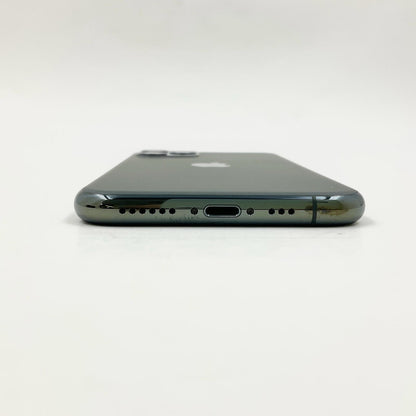 【全額返金保証】【最速発送】Apple iPhone iPhone 11 Pro 64GB ミッドナイトグリーン au 白ロム 動作確認済 93%