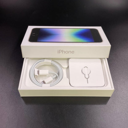 【全額返金保証】【最速発送】Apple iPhone iPhone SE（第3世代） 64GB スターライト Softbank 超美品 動作確認済 100%