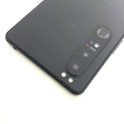 【全額返金保証】【最速発送】Sony Xperia 1 III 256GB ブラック docomo SO-51B 白ロム 動作確認済