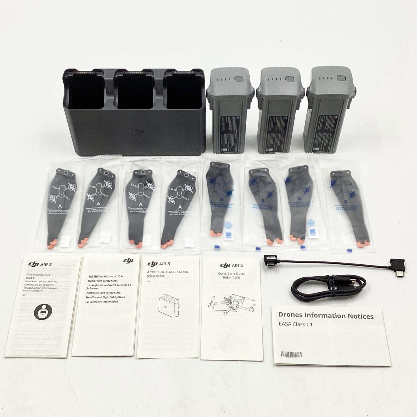 【全額返金保証】【最速発送】DJI Air 3 Fly Moreコンボ (DJI RC-N2付属) 美品 動作確認済