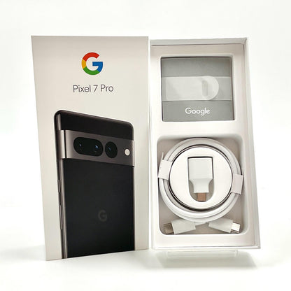 【全額返金保証】【最速発送】Google Pixel 7 Pro 128GB Obsidian SIMフリー GFF4J 超美品 動作確認済