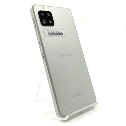 【全額返金保証】【最速発送】SHARP AQUOS sense6 64GB シルバー 楽天モバイル SH-RM19 白ロム 美品 動作確認済