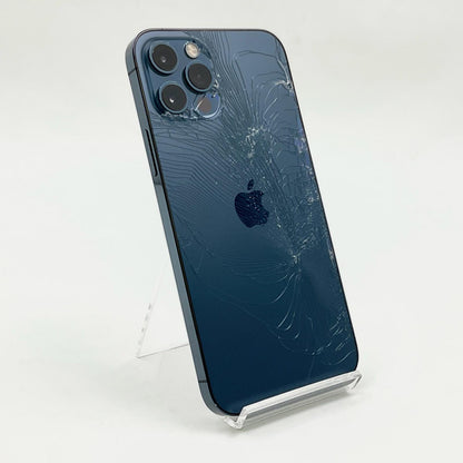 【最速発送】Apple iPhone iPhone 12 Pro 256GB パシフィックブルー Softbank 白ロム【難有】 73%