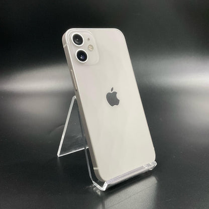【全額返金保証】【最速発送】Apple iPhone iPhone 12 mini 128GB ホワイト au 白ロム 動作確認済 83%