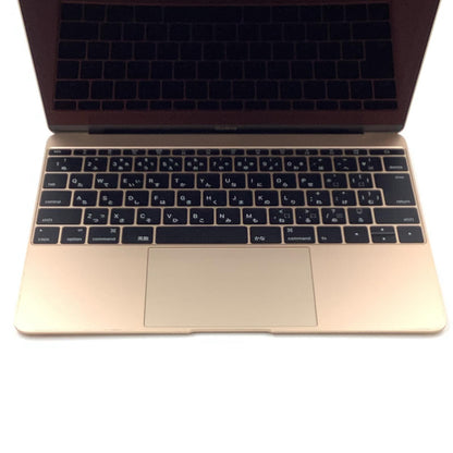 【全額返金保証】【最速発送】Apple MacBook 12インチ 2016 Intel Core m3 8GB SSD 256GB ゴールド 動作確認済