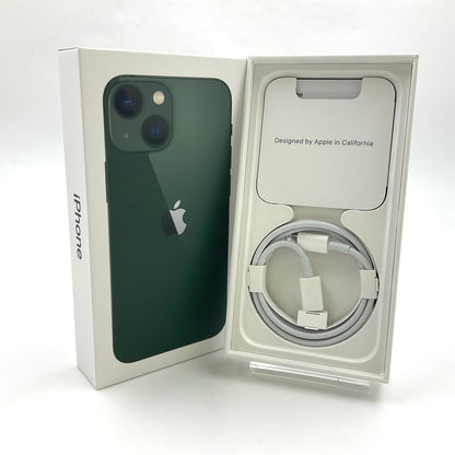 【全額返金保証】【最速発送】Apple iPhone iPhone 13 mini 256GB グリーン SIMフリー 動作確認済 80%