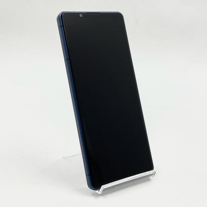 【全額返金保証】【最速発送】Sony Xperia 5 IV 128GB ブルー docomo SO-54C 美品 動作確認済