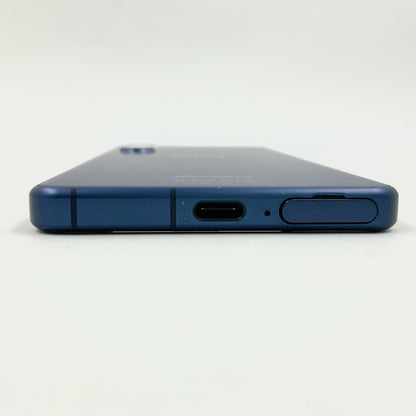 【全額返金保証】【最速発送】Sony Xperia 5 IV 128GB ブルー docomo SO-54C 美品 動作確認済