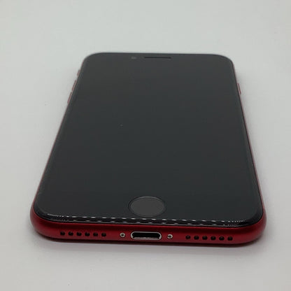 【全額返金保証】【最速発送】Apple iPhone iPhone SE（第3世代） 64GB (PRODUCT)RED au SIMフリー 白ロム 動作確認済 80%