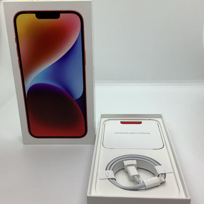 【全額返金保証】【最速発送】Apple iPhone iPhone Plus 14 Plus 128GB (PRODUCT)RED SIMフリー 動作確認済 88%