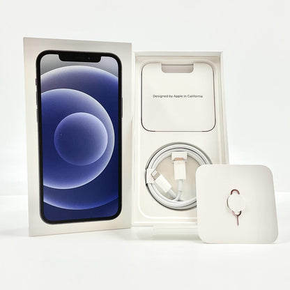 【全額返金保証】【最速発送】Apple iPhone iPhone 12 128GB ブラック SIMフリー 動作確認済 95%