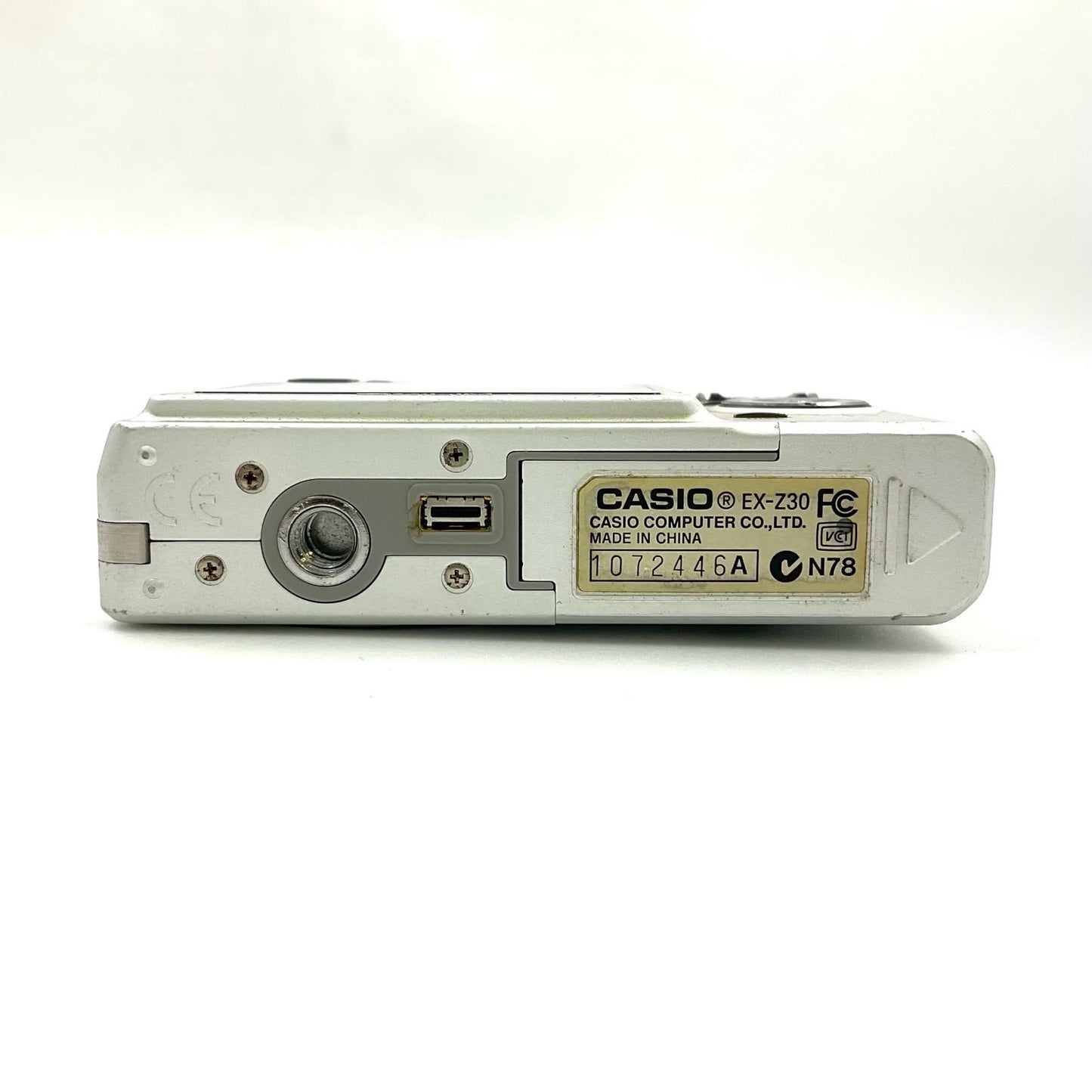 【全額返金保証】【最速発送】CASIO コンパクトデジタルカメラ EX-Z30 [シルバー] 動作確認済