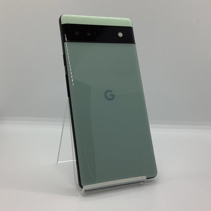 【全額返金保証】【最速発送】Google Pixel 6a 128GB Sage au SIMフリー Pixel 6a 白ロム 超美品 動作確認済
