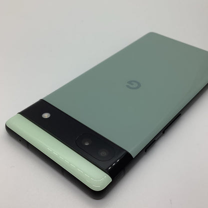 【全額返金保証】【最速発送】Google Pixel 6a 128GB Sage au SIMフリー Pixel 6a 白ロム 超美品 動作確認済