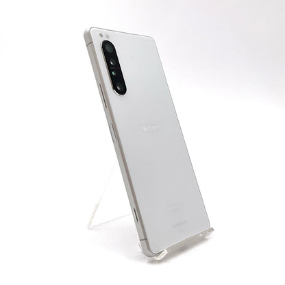 【全額返金保証】【最速発送】Sony Xperia 1 II 128GB ホワイト docomo SO-51A 白ロム 動作確認済