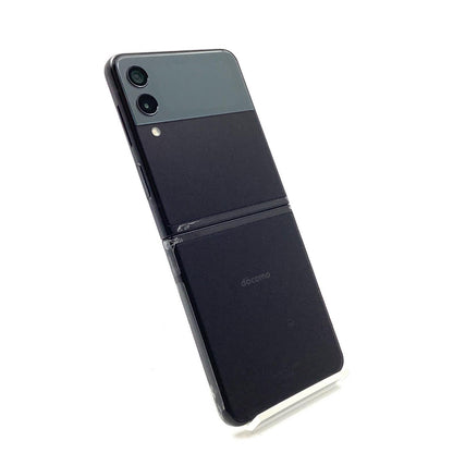 【全額返金保証】【最速発送】SAMSUNG Galaxy Z Flip3 5G 128GB ファントムブラック docomo SC-54B 動作確認済