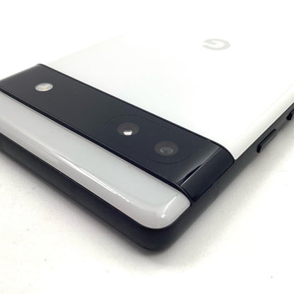 【全額返金保証】【最速発送】Google Pixel 6a 128GB Chalk au SIMフリー GB17L 白ロム 動作確認済