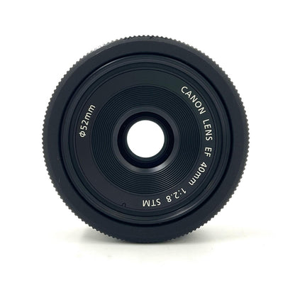 【全額返金保証】【最速発送】Canon EF40mm F2.8 STM 美品 動作確認済