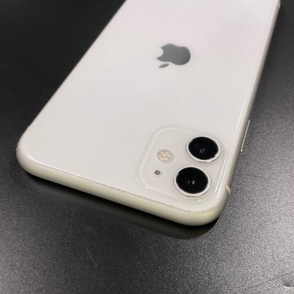 【全額返金保証】【最速発送】Apple iPhone iPhone 11 128GB ホワイト SIMフリー 白ロム 動作確認済 75%