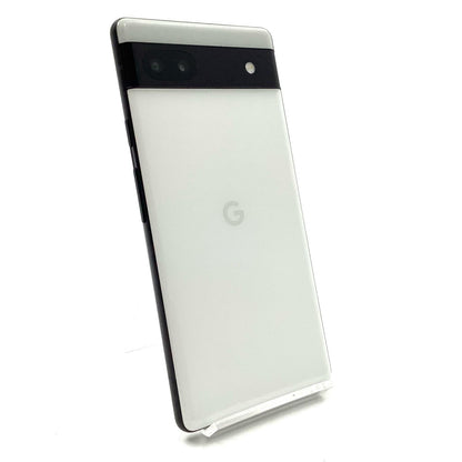 【全額返金保証】【最速発送】Google Pixel 6a 128GB Chalk au SIMフリー GB17L 白ロム 動作確認済