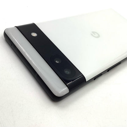 【全額返金保証】【最速発送】Google Pixel 6a 128GB Chalk au SIMフリー GB17L 白ロム 動作確認済