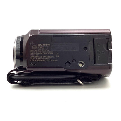 【全額返金保証】【最速発送】Sony HDR-CX370V ボルドーブラウン 美品 動作確認済