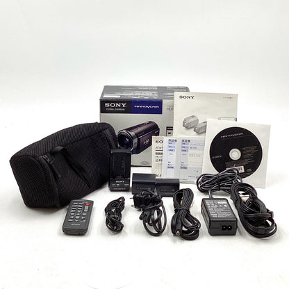 【全額返金保証】【最速発送】Sony HDR-CX370V ボルドーブラウン 美品 動作確認済