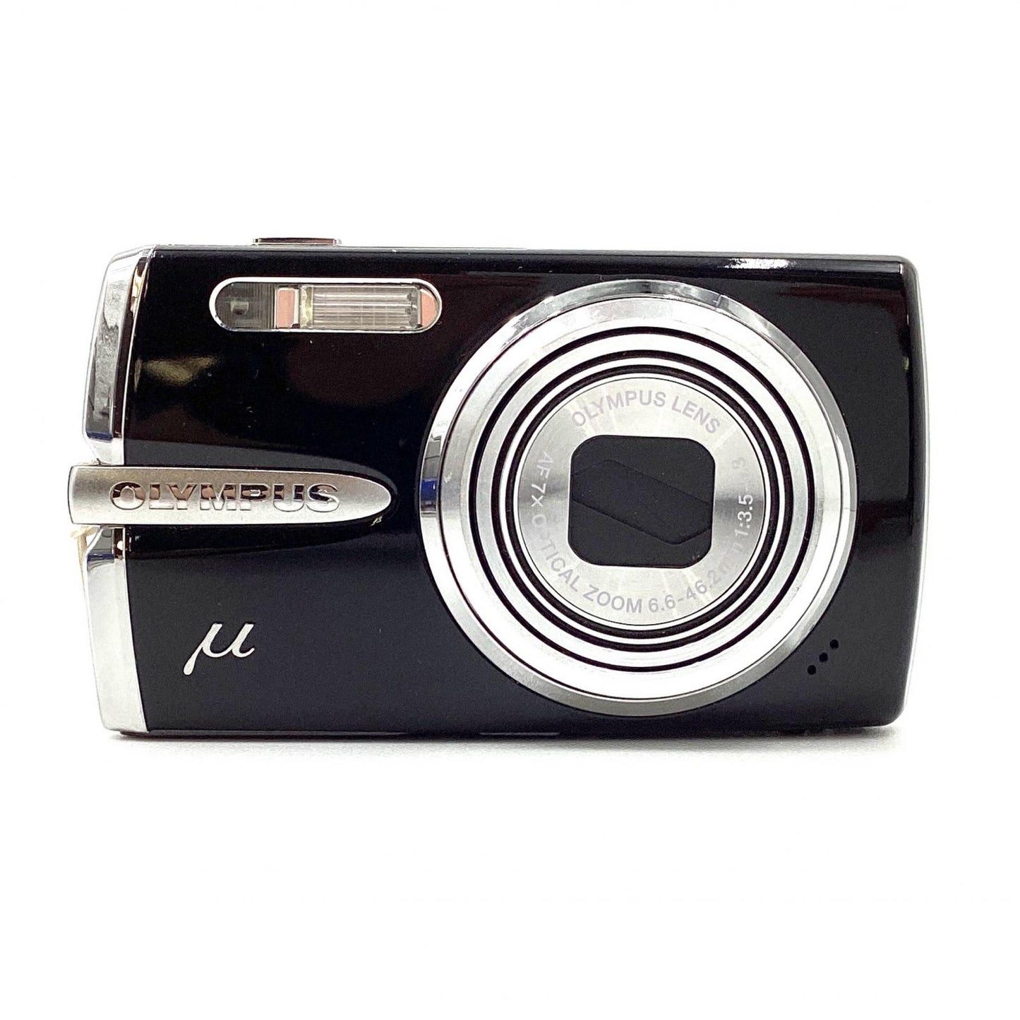 【全額返金保証】【最速発送】OLYMPUS コンパクトデジタルカメラ μ 1020 ブラック 美品 動作確認済