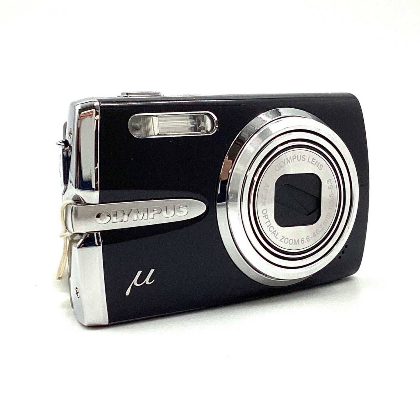 【全額返金保証】【最速発送】OLYMPUS コンパクトデジタルカメラ μ 1020 ブラック 美品 動作確認済