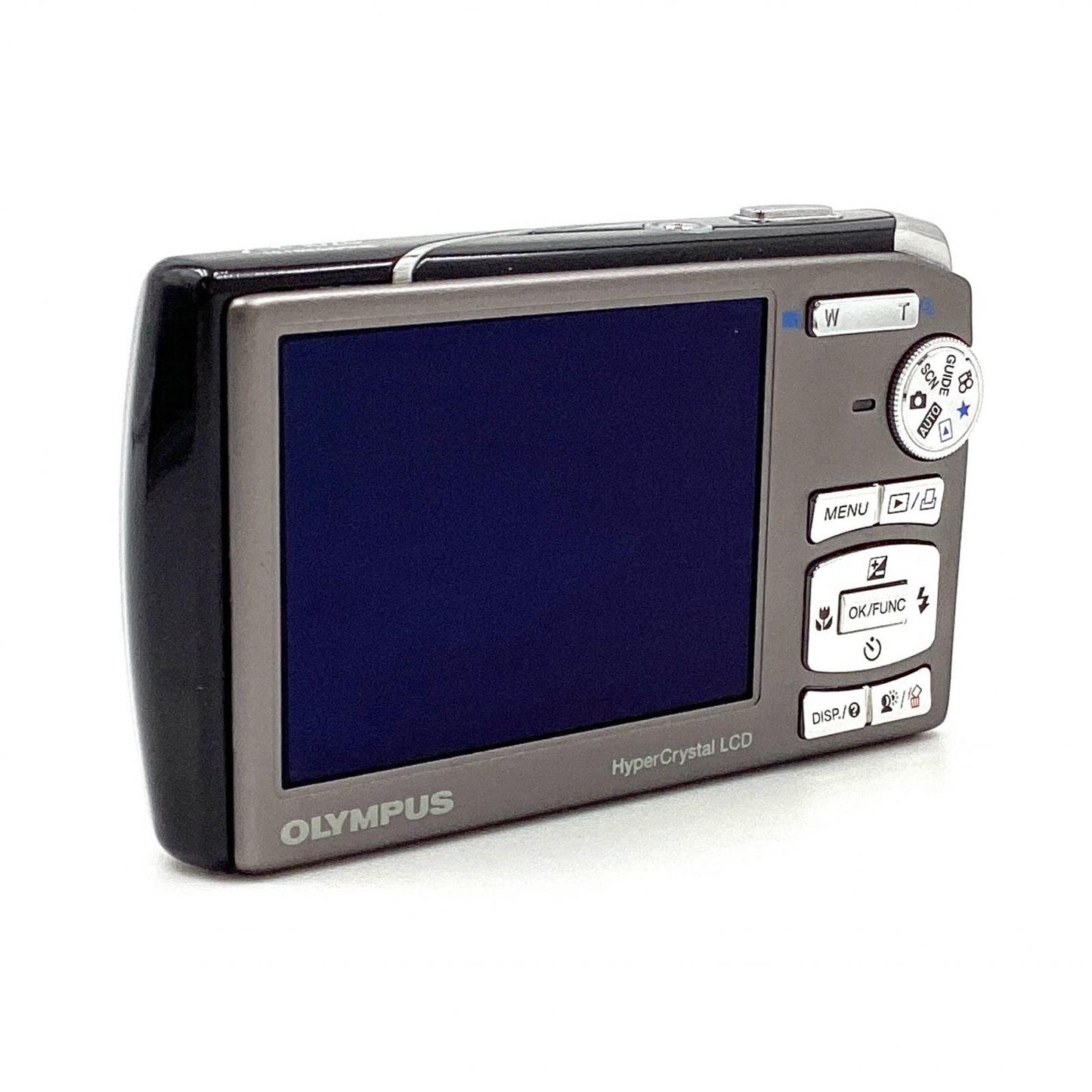 【全額返金保証】【最速発送】OLYMPUS コンパクトデジタルカメラ μ 1020 ブラック 美品 動作確認済