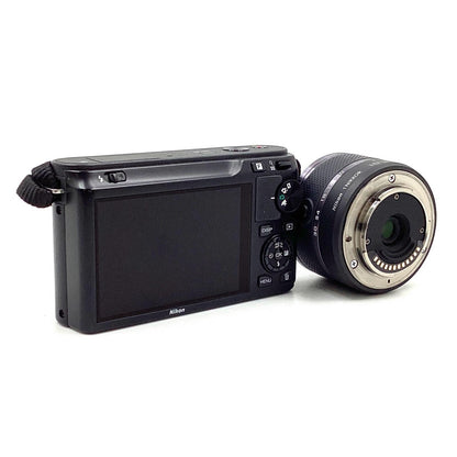 【全額返金保証】【最速発送】Nikon デジタル一眼 1 J1 標準ズームレンズキット [ブラック] 美品 動作確認済