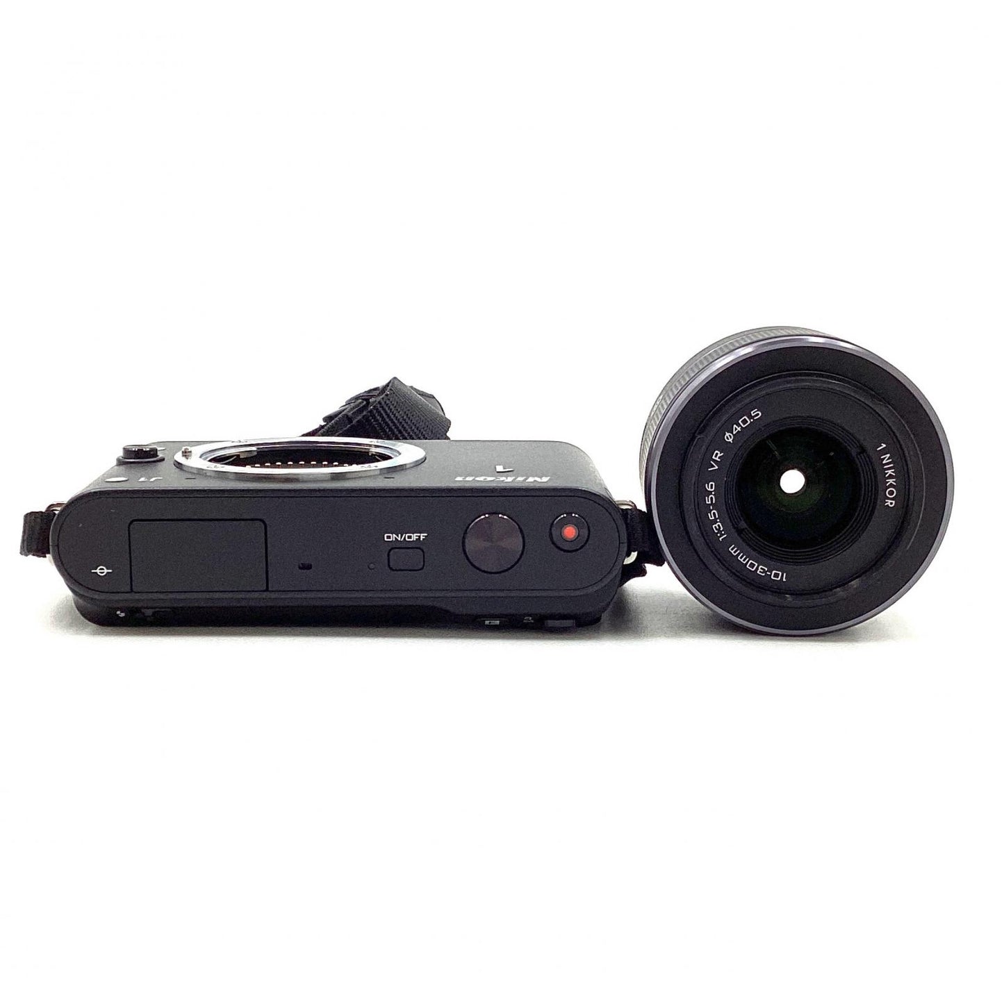 【全額返金保証】【最速発送】Nikon デジタル一眼 1 J1 標準ズームレンズキット [ブラック] 美品 動作確認済
