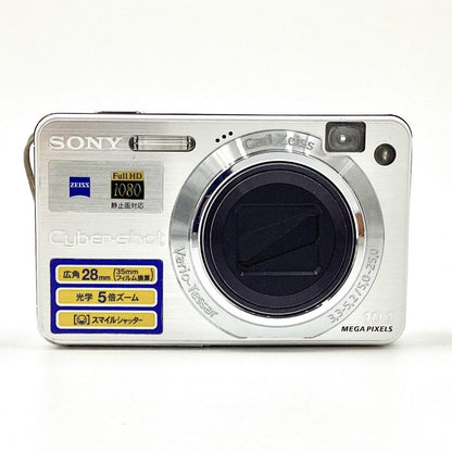 【全額返金保証】【最速発送】Sony コンパクトデジタルカメラ DSC-W170　シルバー 動作確認済