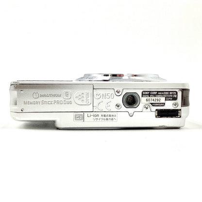 【全額返金保証】【最速発送】Sony コンパクトデジタルカメラ DSC-W170　シルバー 動作確認済