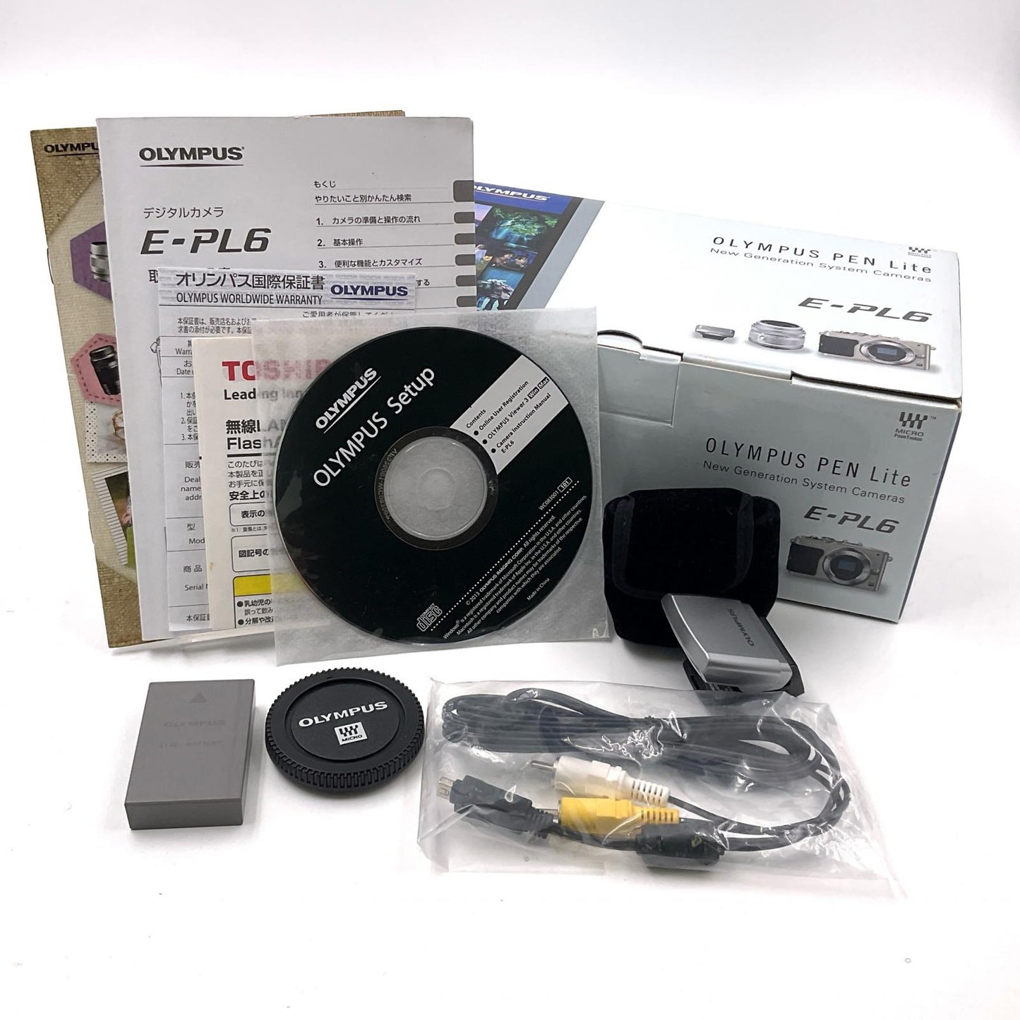 【最速発送】OLYMPUS デジタル一眼 PEN Lite E-PL6 ボディ ホワイト【難有】