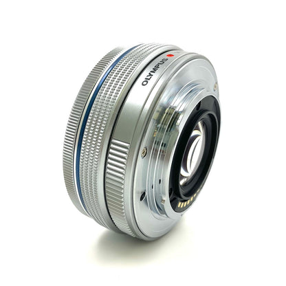 【全額返金保証】【最速発送】OLYMPUS M.ZUIKO DIGITAL ED 14-42mm F3.5-5.6 EZ [シルバー] 美品 動作確認済