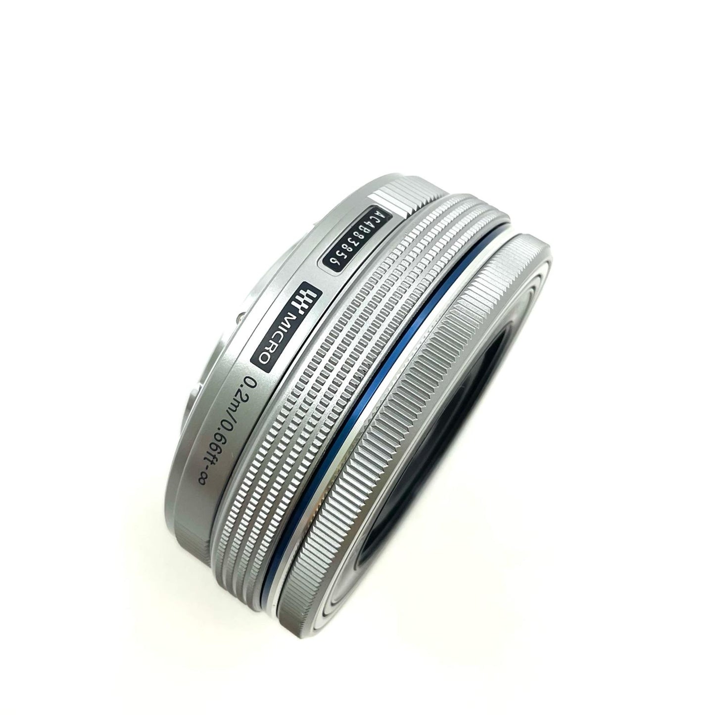 【全額返金保証】【最速発送】OLYMPUS M.ZUIKO DIGITAL ED 14-42mm F3.5-5.6 EZ [シルバー] 美品 動作確認済