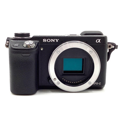 【全額返金保証】【最速発送】Sony デジタル一眼 α NEX-6L パワーズームレンズキット ブラック 美品 動作確認済