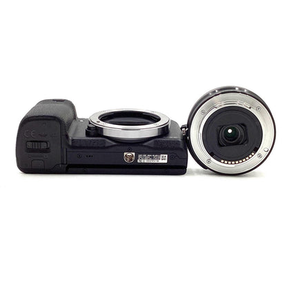 【全額返金保証】【最速発送】Sony デジタル一眼 α NEX-6L パワーズームレンズキット ブラック 美品 動作確認済